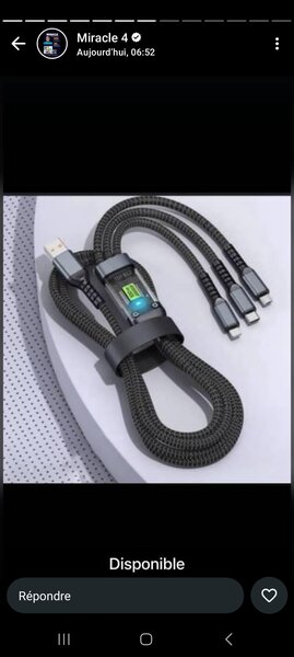 Câble de Chargement Multi USB