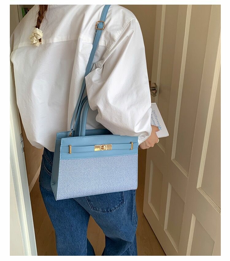 Sac élégant en cuir avec bandoulière