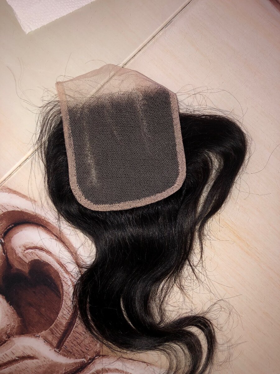 Closure en dentelle naturelle