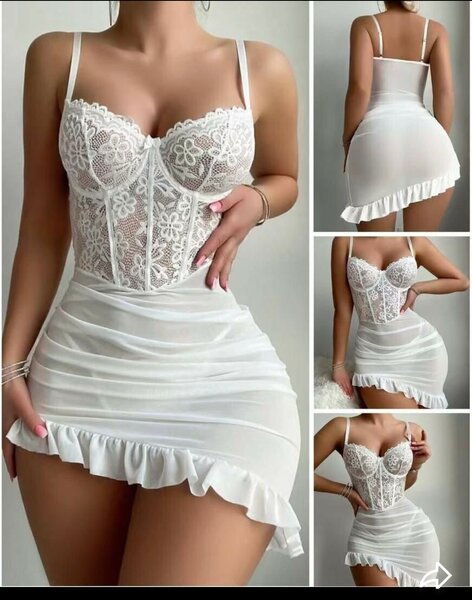 Robe Nuisette en Dentelle