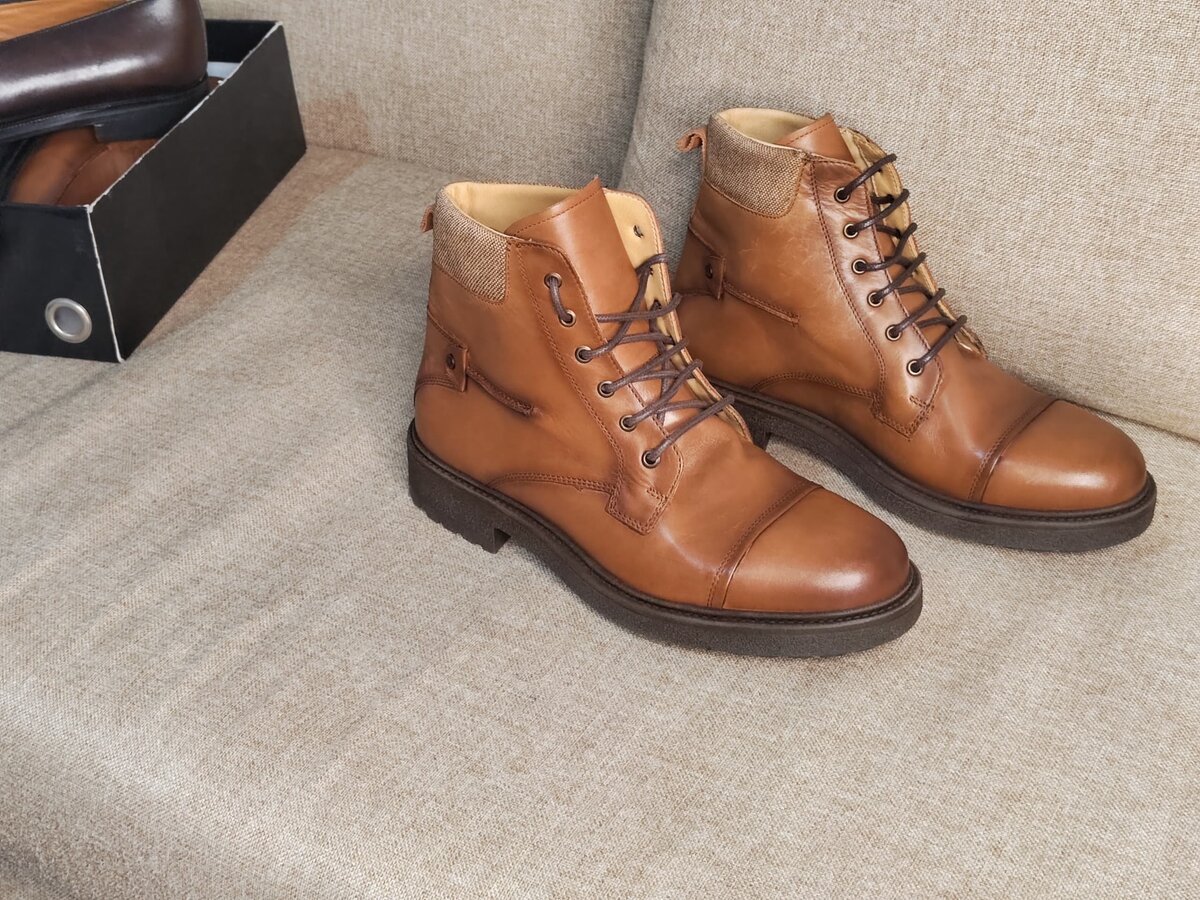 Chaussures Chelsea en cuir pour homme