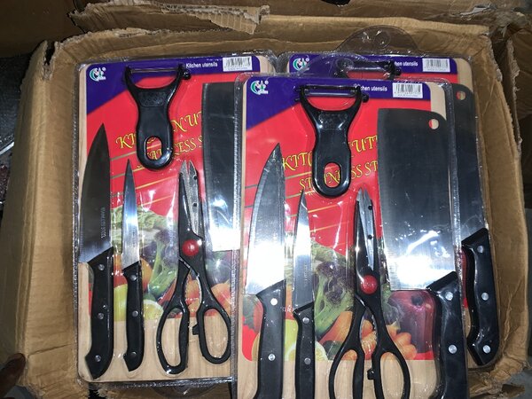 Kitchen Knife Set with Cutting