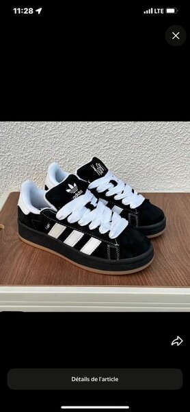 Chaussures Adidas Superstar noires