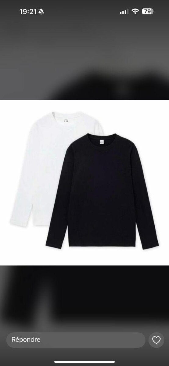 Lot de 3 t-shirts manches longues