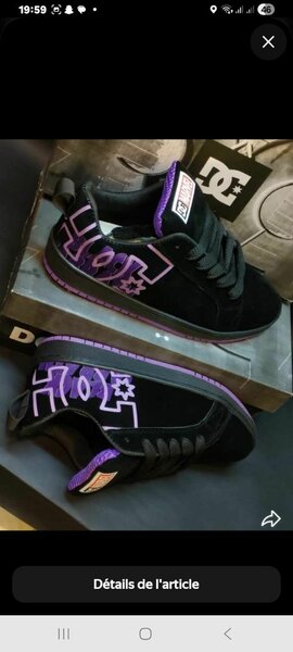 Baskets noires stylées