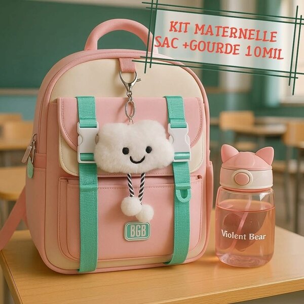 Ensemble Maternelle Sac et Gourde