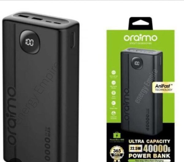 Oraimo power bank p400q