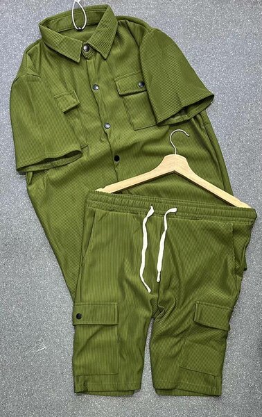 Ensemble Vert Homme Décontracté