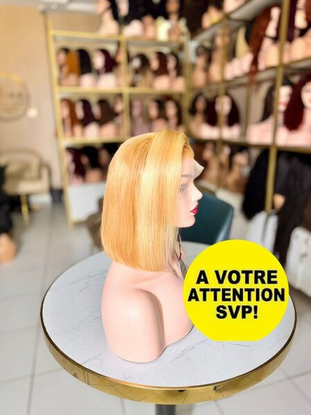 Perruque Blonde Bob Chic