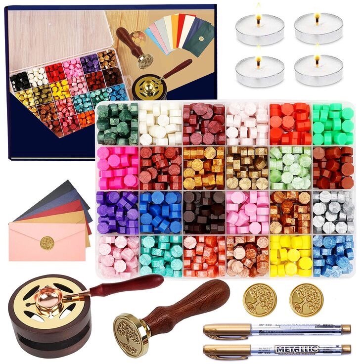 Восковая печать, упаковычный пакет, кургатылган гул, конверт