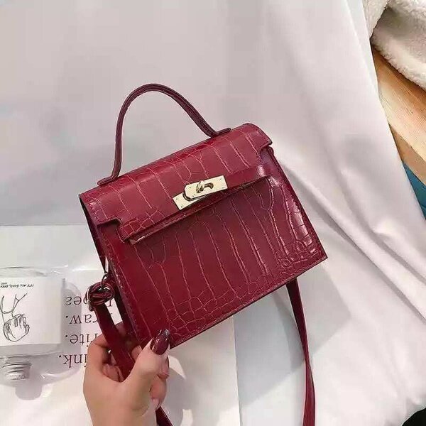 Sac bandoulière crocodile élégant