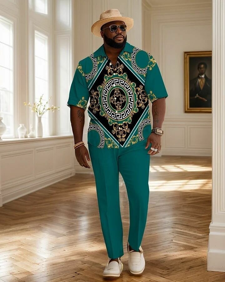 short-sleeved shirt and trouse