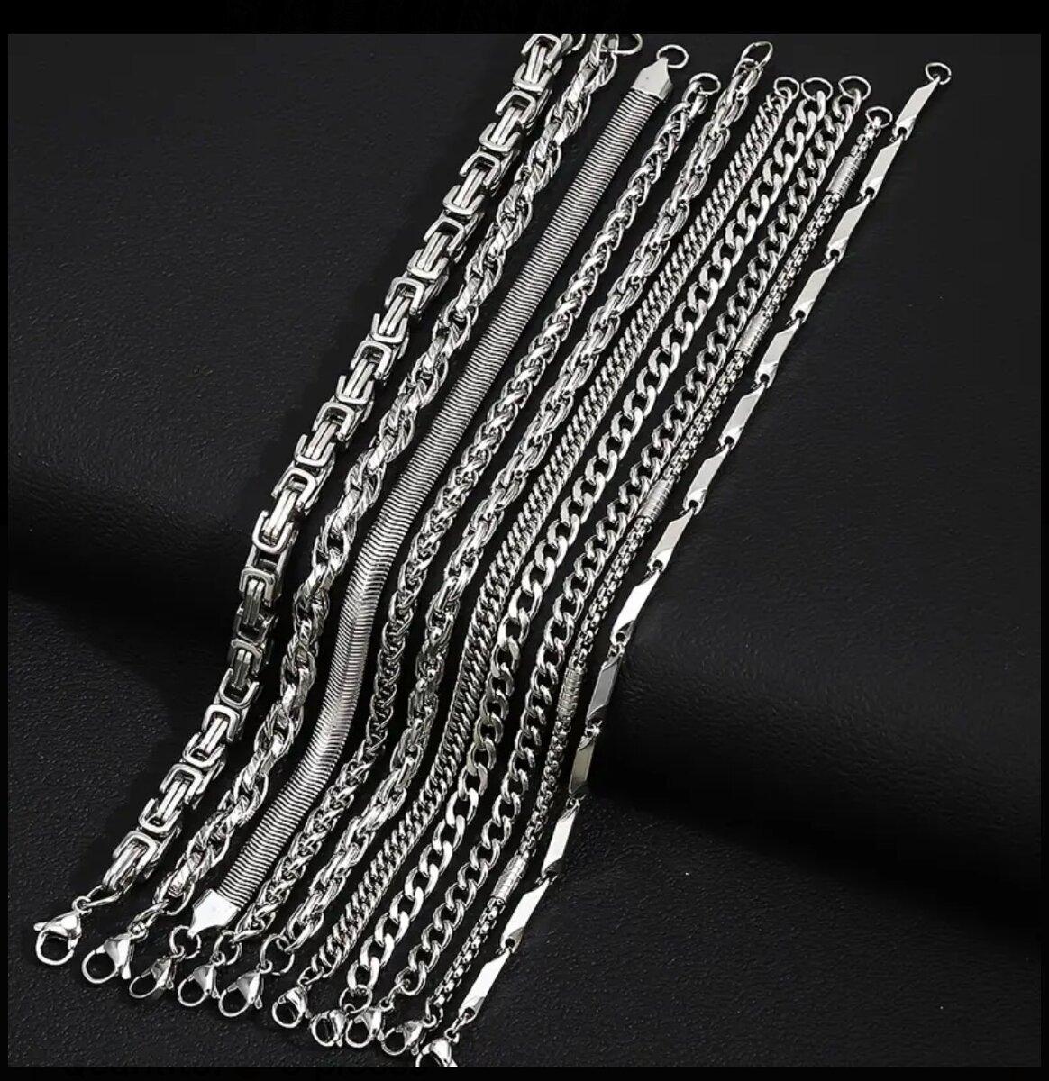 Bracelets en acier inoxydable