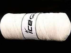 Fil de coton blanc Ice