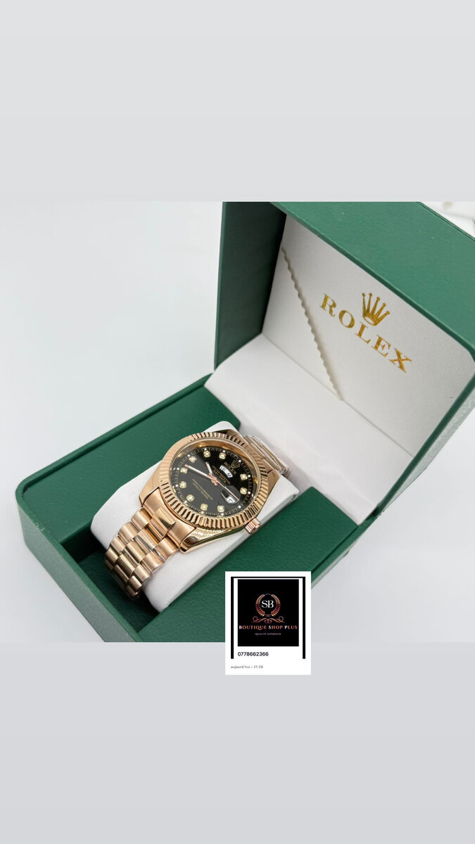 Montre Rolex en or rose