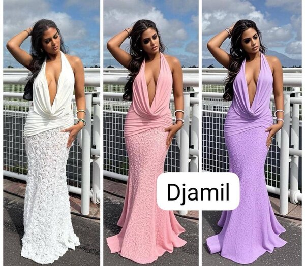 Robe élégante longue soirée