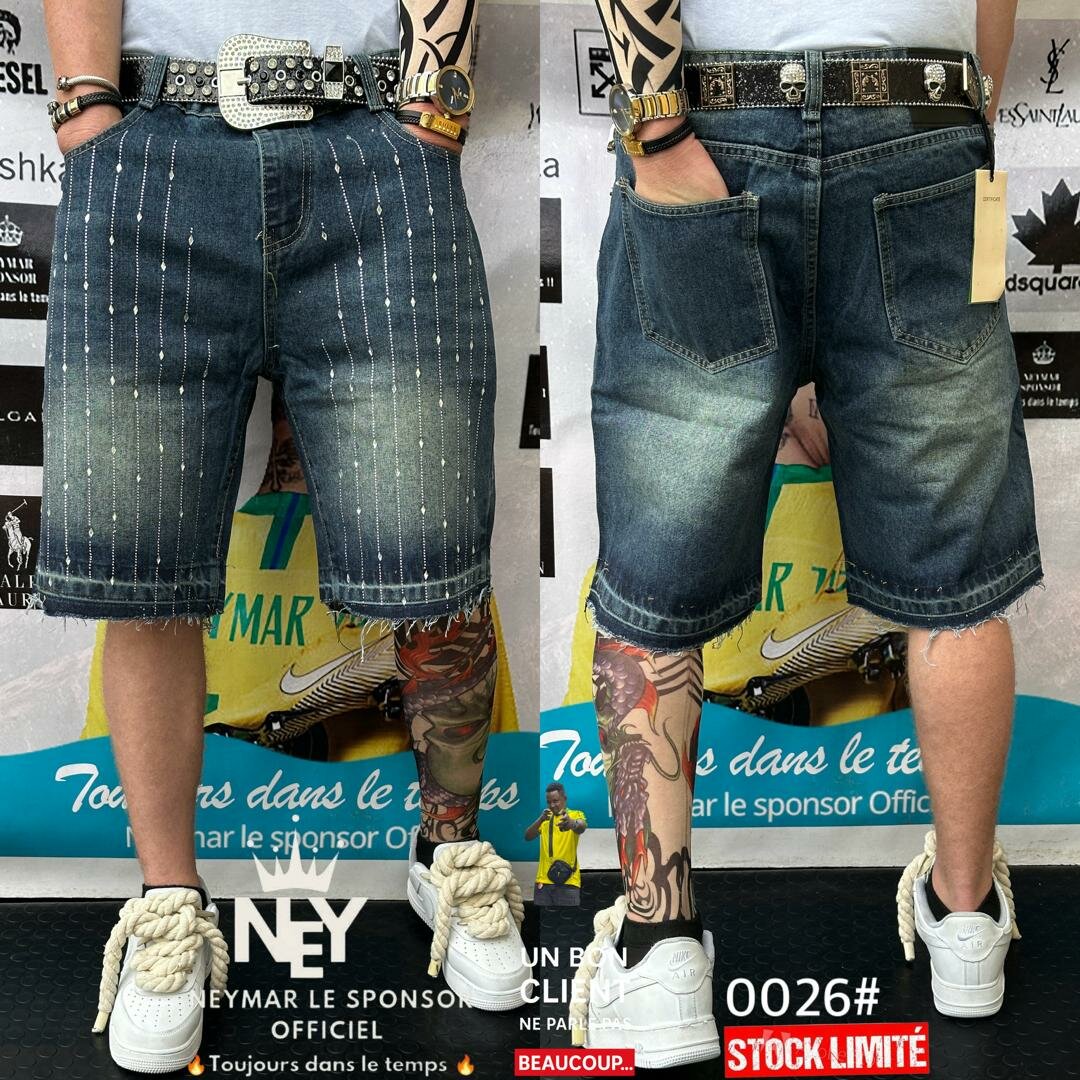 Shorts en jean décontractés