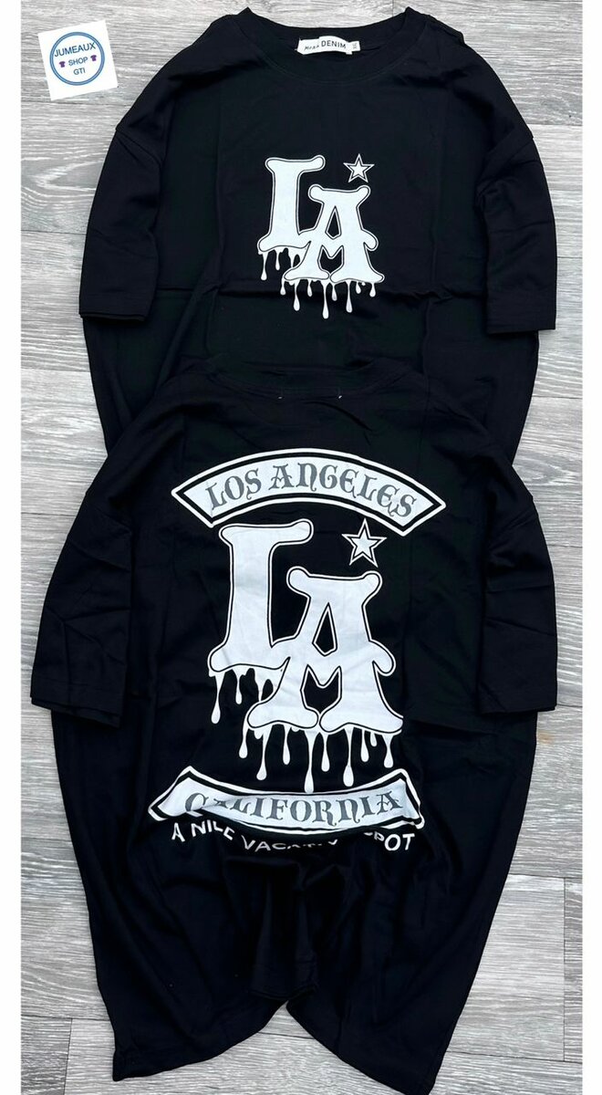 T-shirt long imprimé graphique