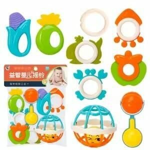 Multicolor Baby Rattle Set