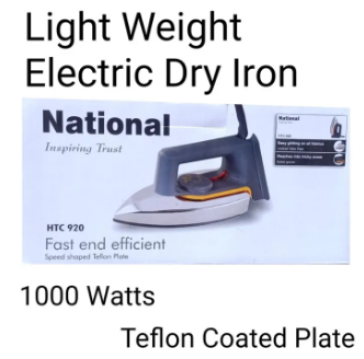 Electroginal Home Electric Deluxe Dry Iron Light weight