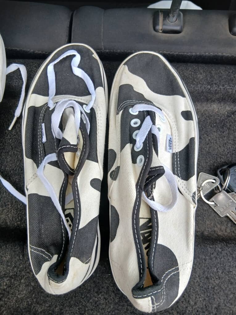 Baskets noires unisexes Vans