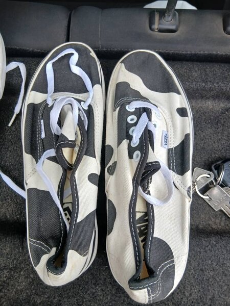 Baskets noires unisexes Vans