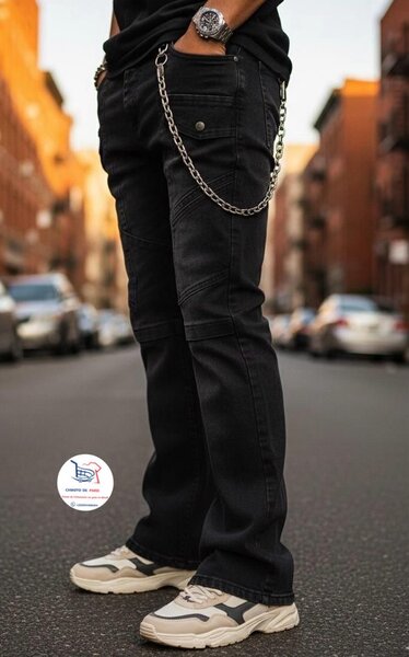Jeans homme avec chaîne stylée