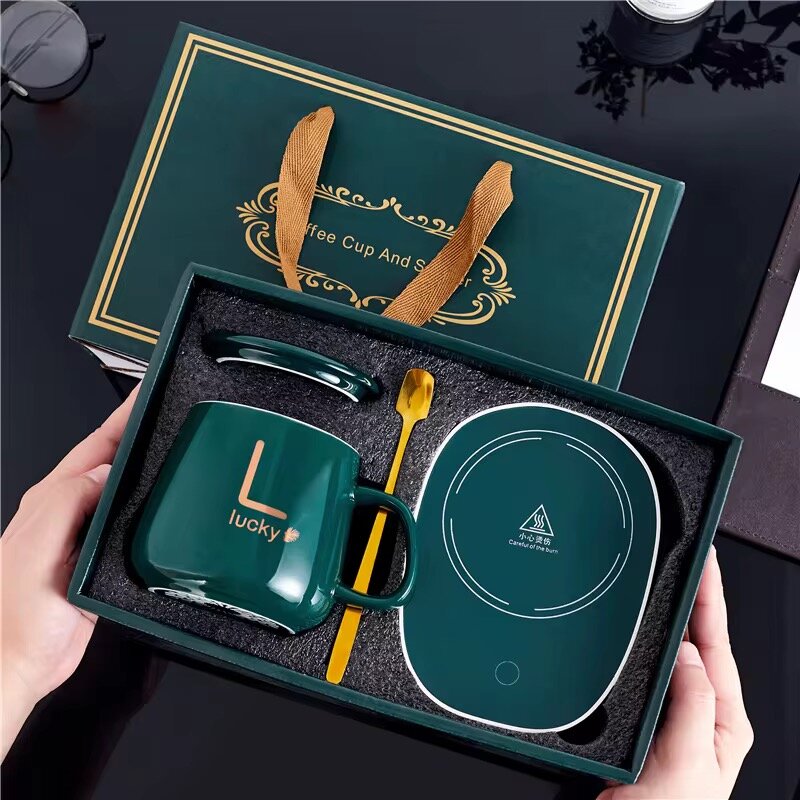 Ensemble Mug Chauffant Élégant