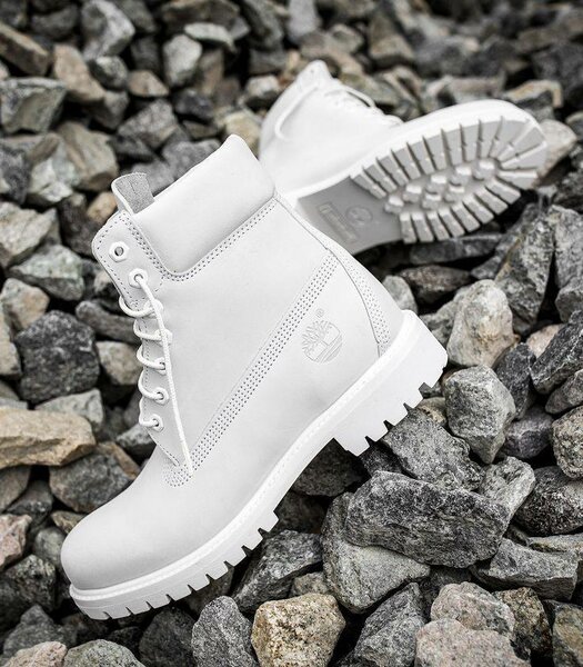 Bottes blanches Timberland
