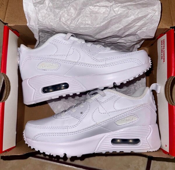 Nike Air Max 90 bébé blanc