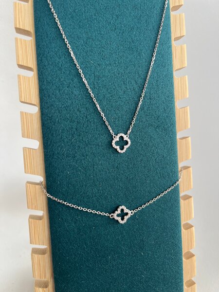 Collier Trèfle en argent 925
