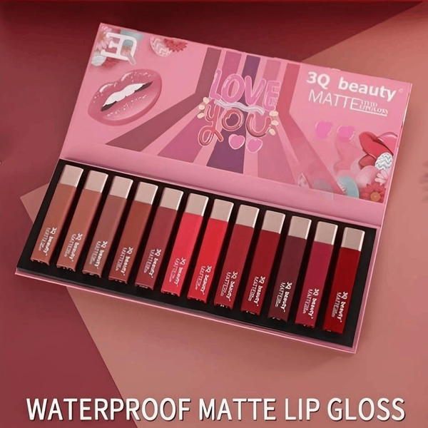 Matte Lip Gloss, Pack of 12