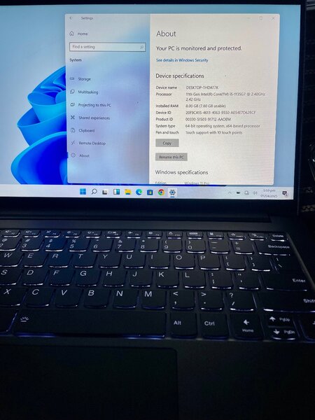Lenovo thinkpad 11th Gen