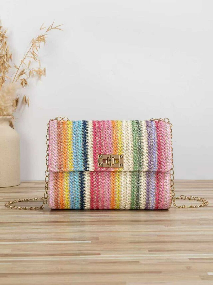 Sac bandoulière arc-en-ciel