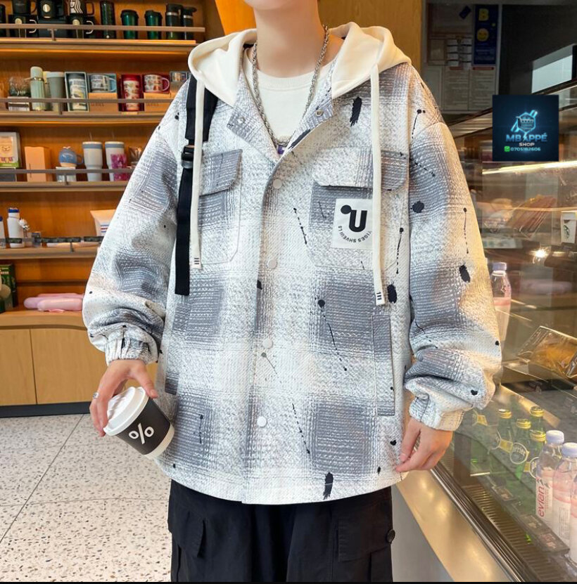 Manteau homme à capuche