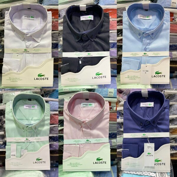 Chemise manche longue Lacoste