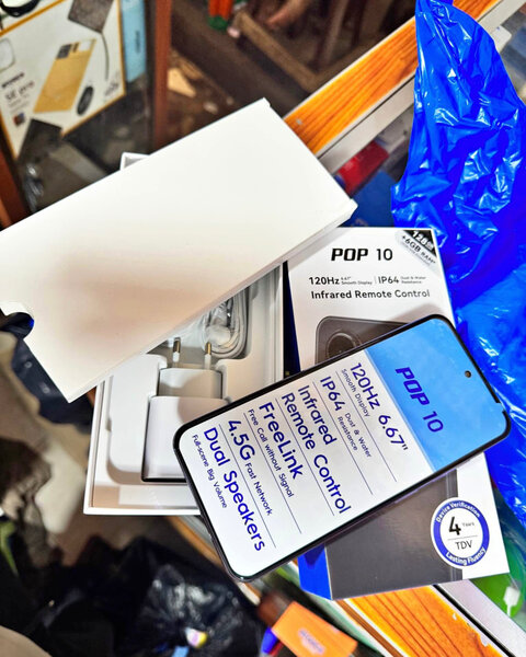 Téléphone portable POP 10 6.67'' 4.5G Dual Speaker