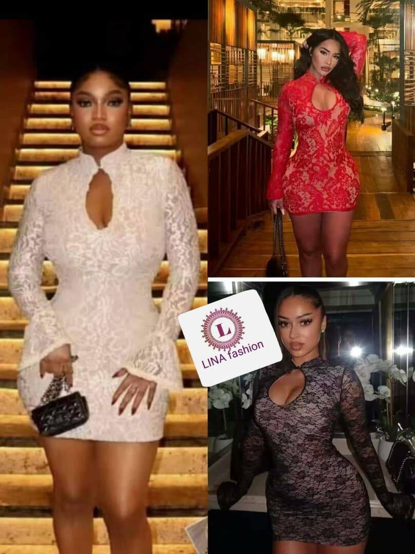 Robe asymétrique orange chic