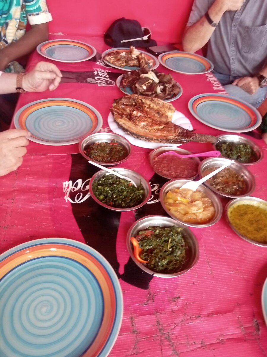 Grilled fish t bone and chicken