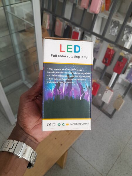 Lampe LED Rotative Multicolore