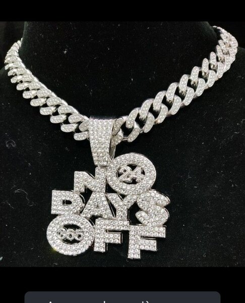 Collier "No Days Off" en argent et or