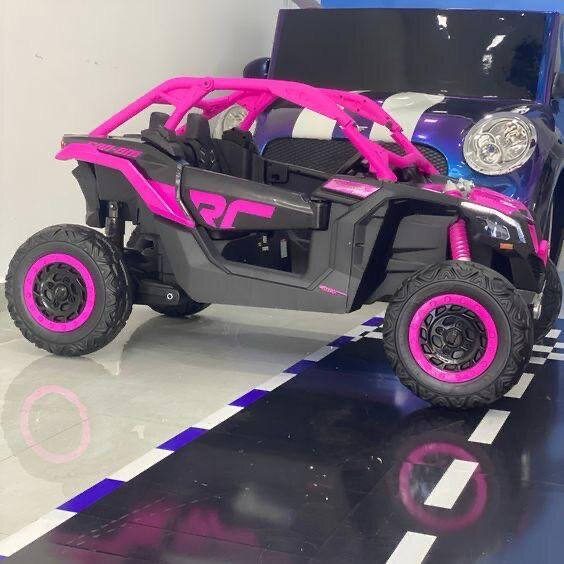 Voiturette pour enfants rose