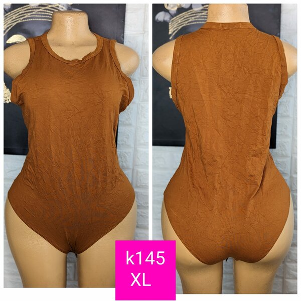 Beautiful, high-quality and comfortable women's bodysuit brown
