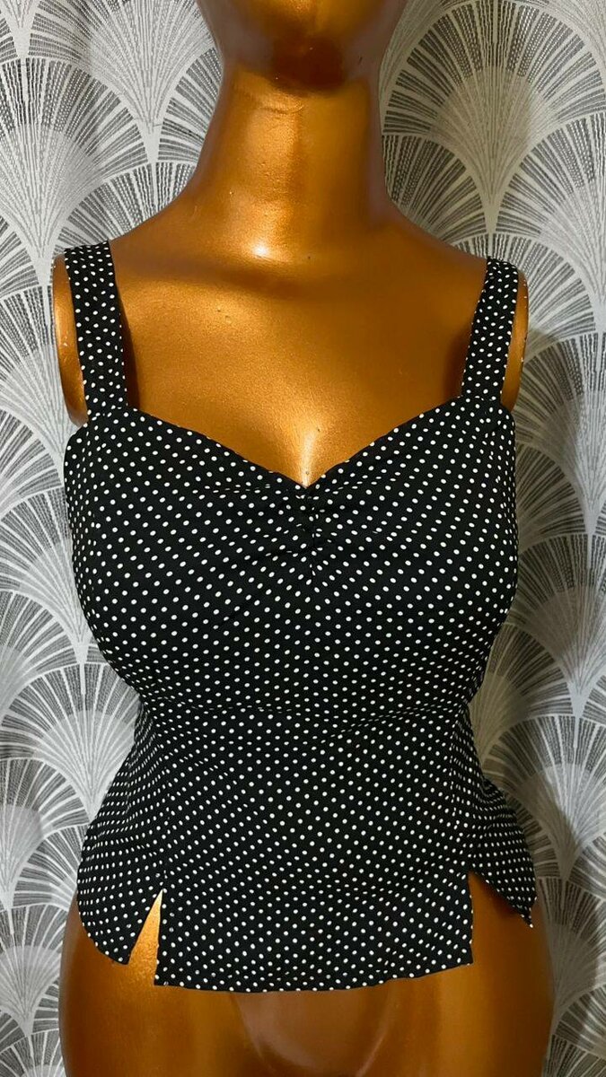 Top à Pois Élégant Femme