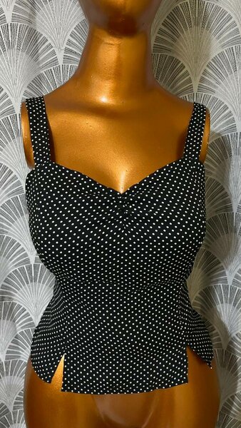 Top à Pois Élégant Femme