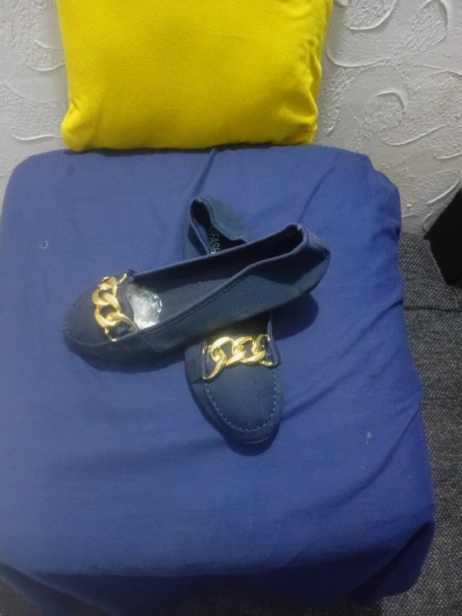 Mocassins bleu élégants