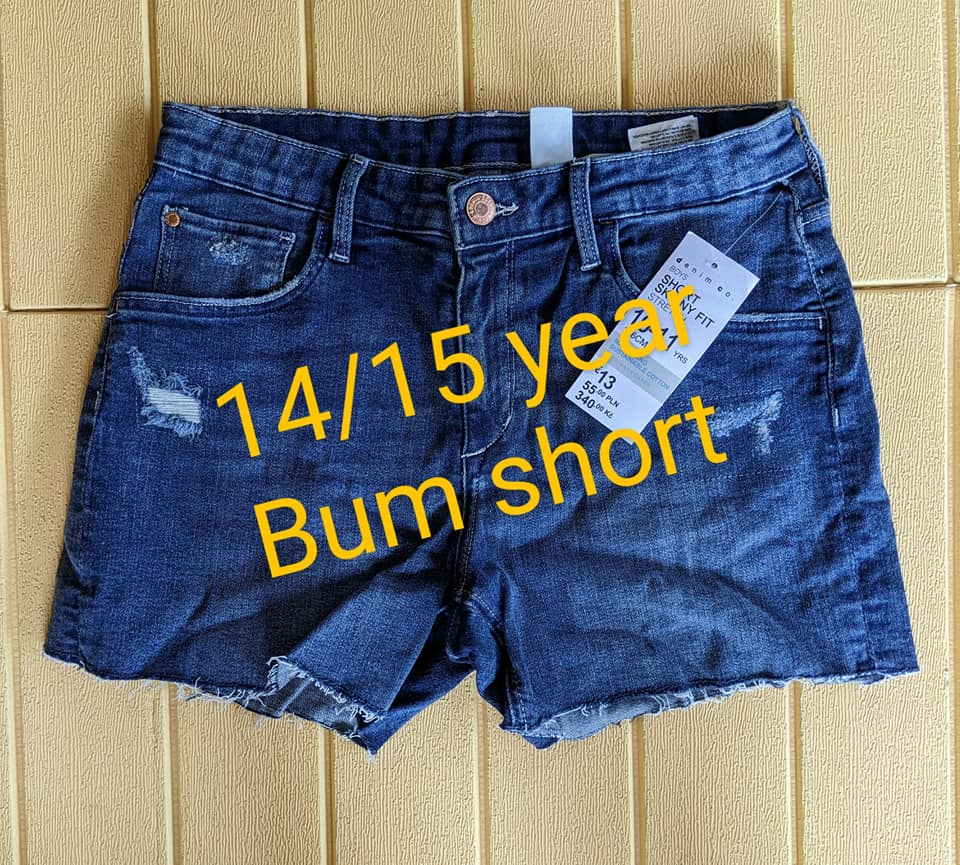 KIDS DENIM SHORTS