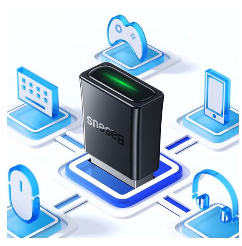 Adaptateur USB Bluetooth Baseus BA07  Couleur noire