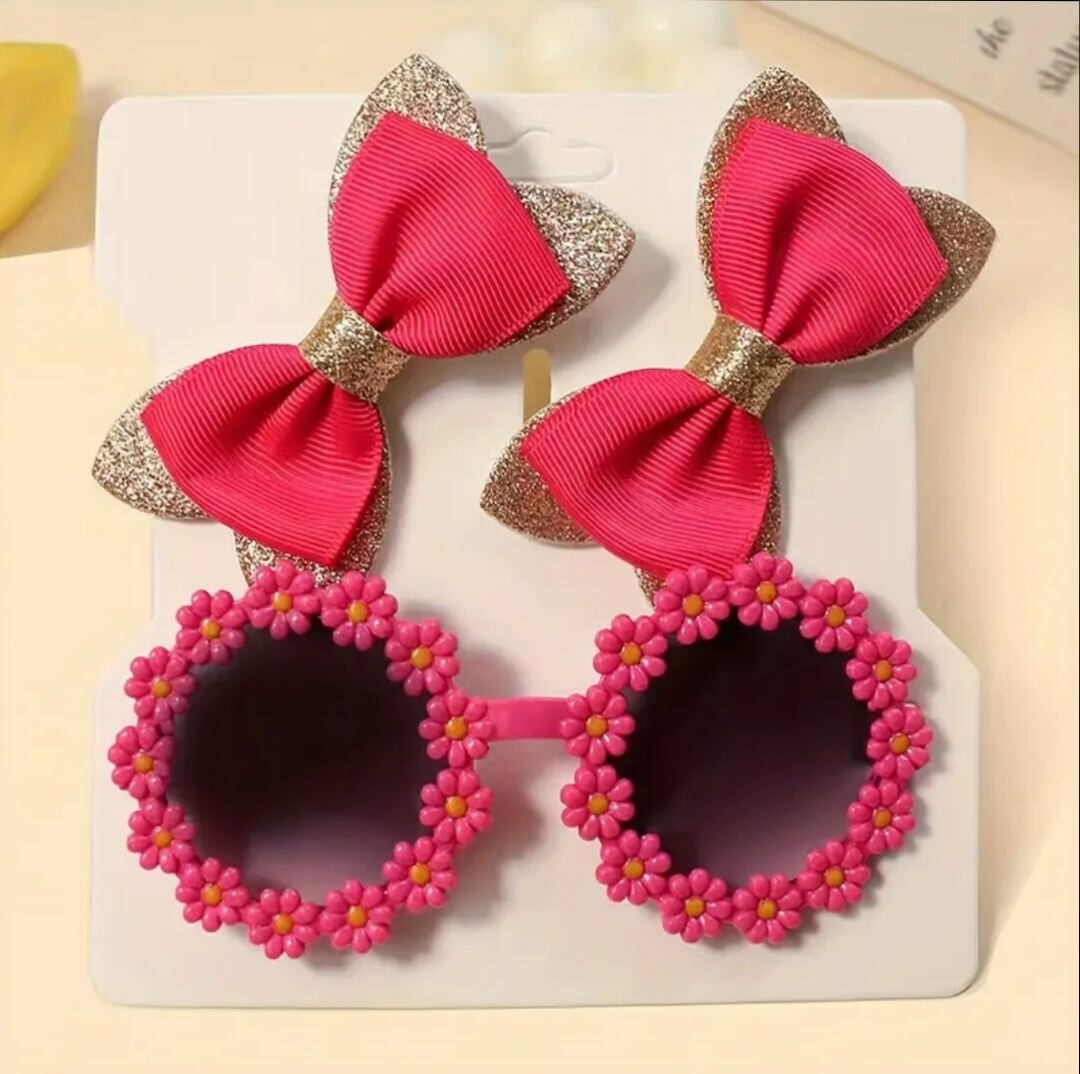 Pince à cheveux+ lunette