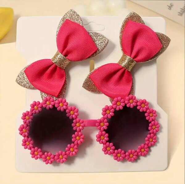 Pince à cheveux+ lunette